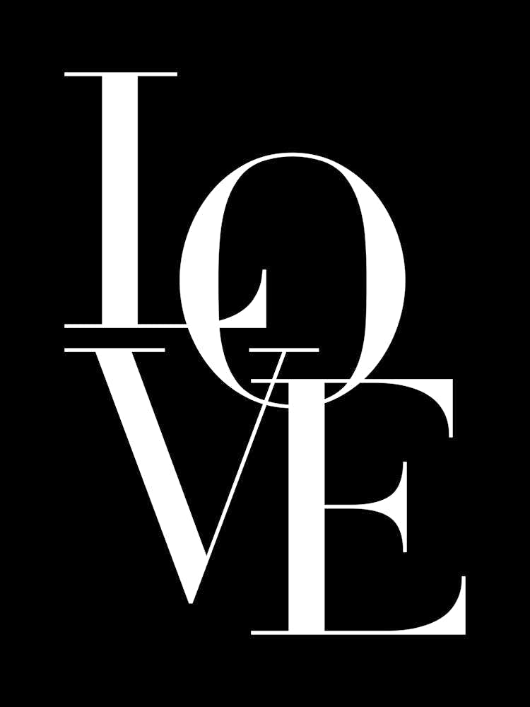 Love (Black background)