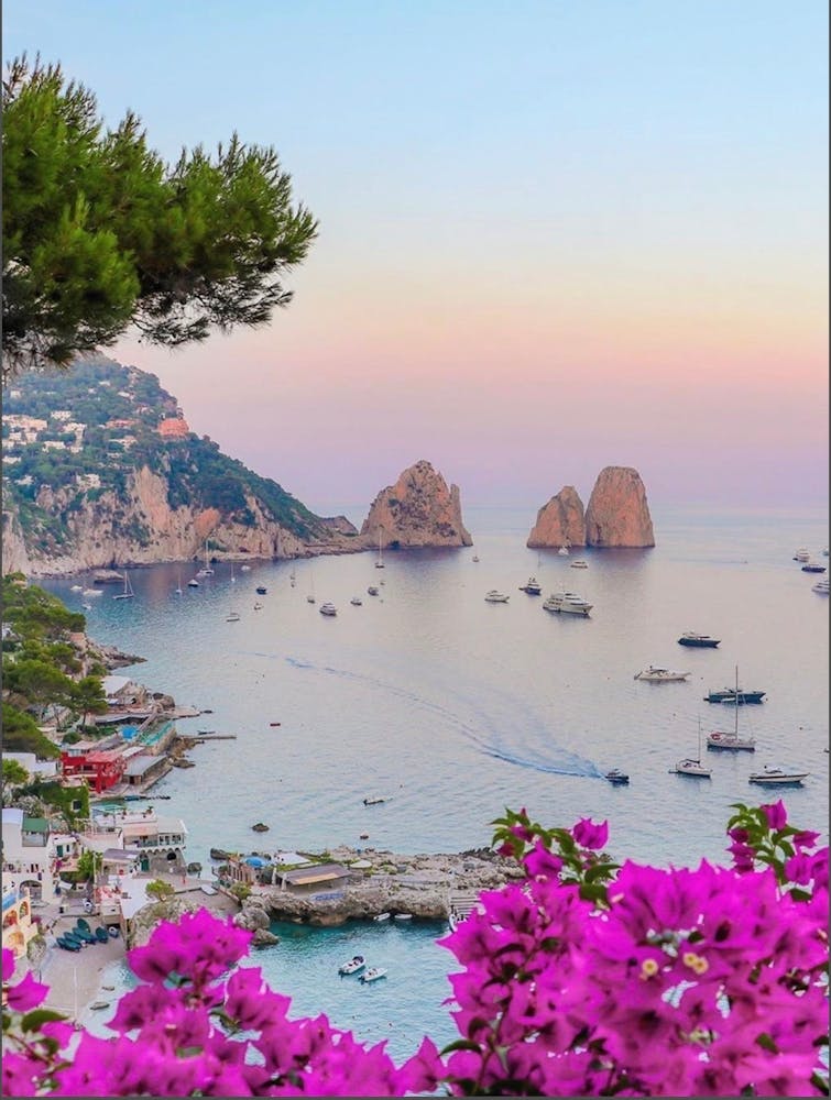 Sunset In Capri