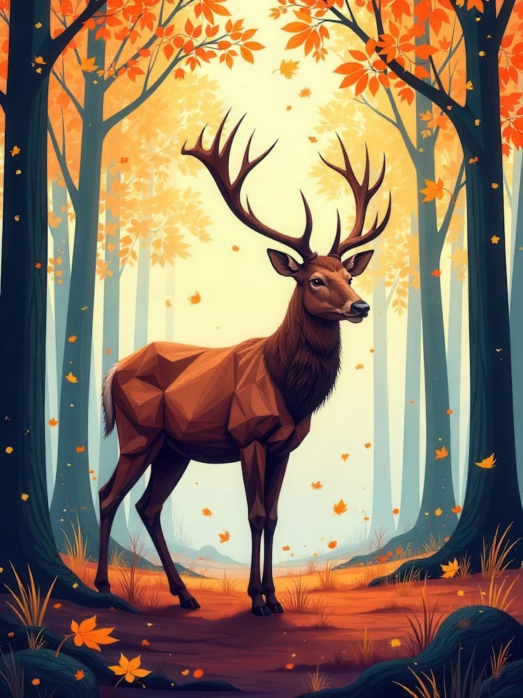 Deer In The Forest 6