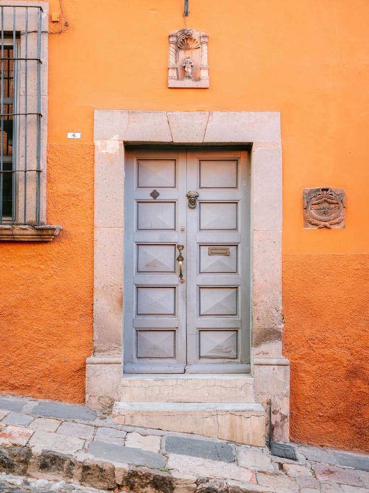 Die Tür Von San Miguel De Allende Mexico