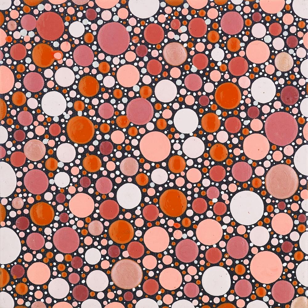 Pink And Orange Heaven Square