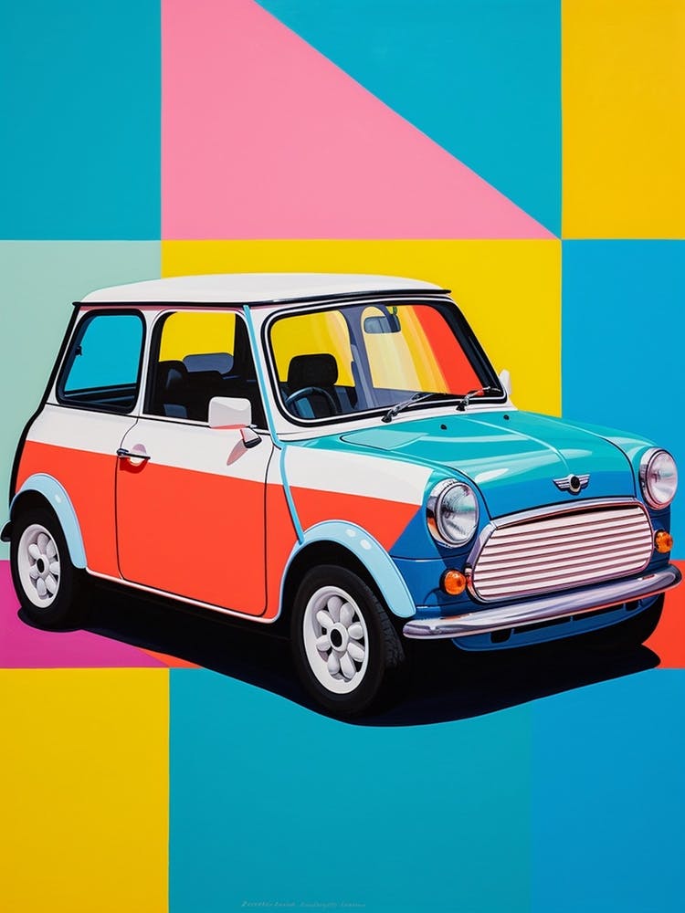 Mini Cooper Explosion de Couleurs 2