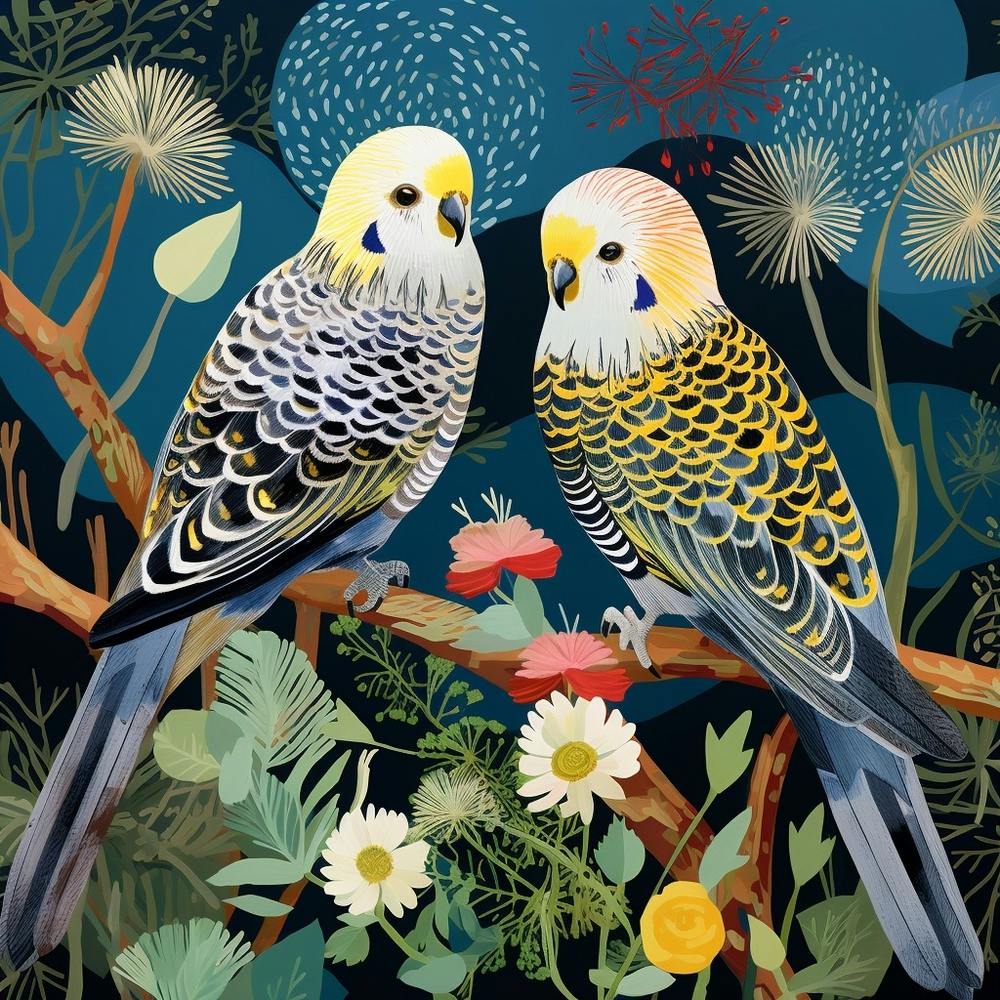 Bird In Nature Budgerigar 3