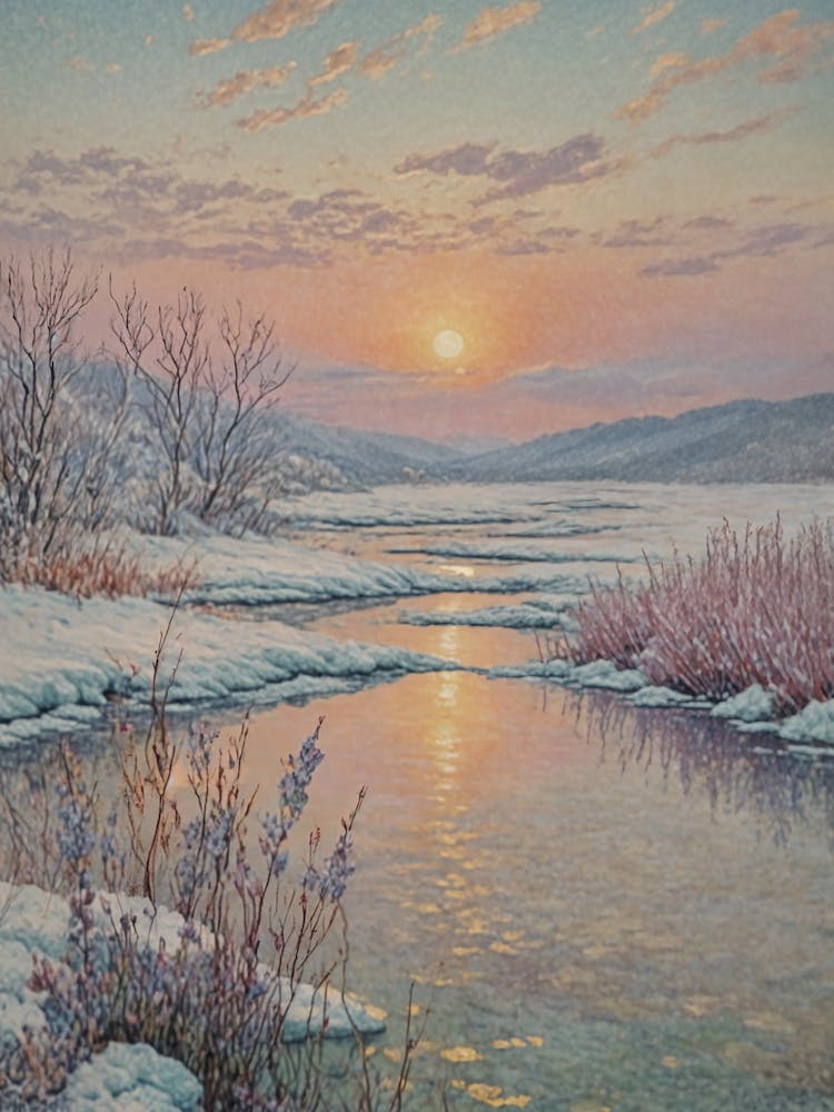 Snowy Sunrise