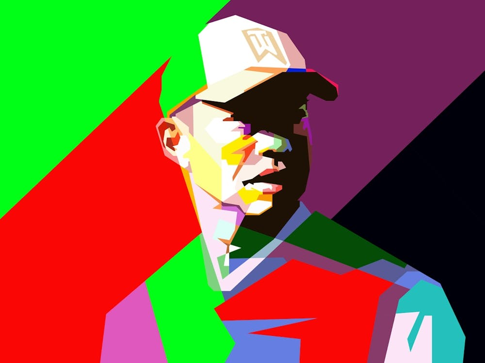 Tiger Woods Golf Legendary Pop Art WPAP