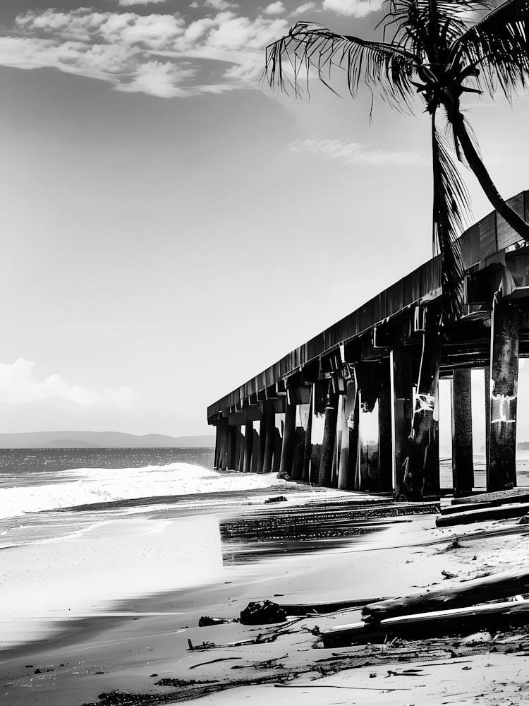 Black And White Pier 6