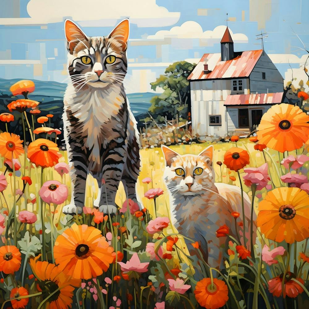 Zeitgenössische Landkatzen 3