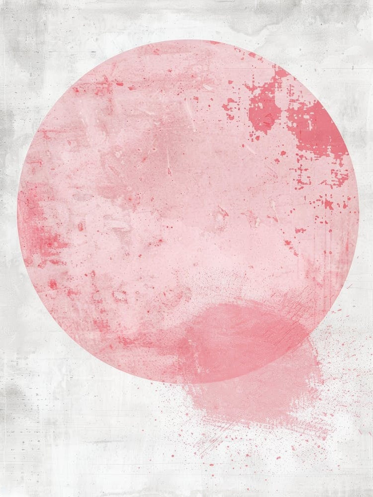 Pink Circle Canvas Print