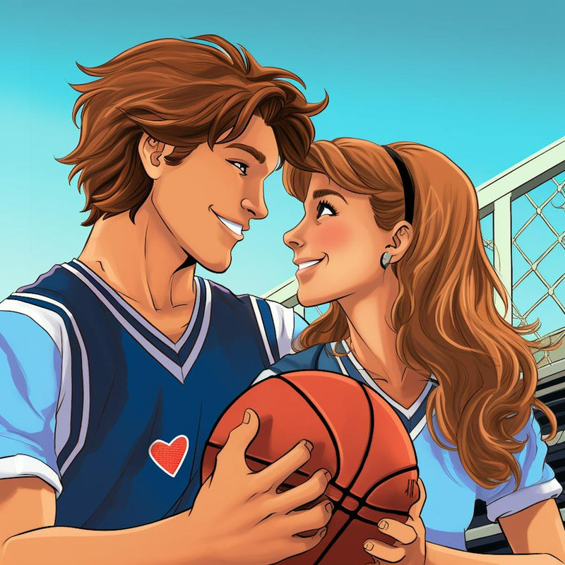 Cheerleader Meets Basketball