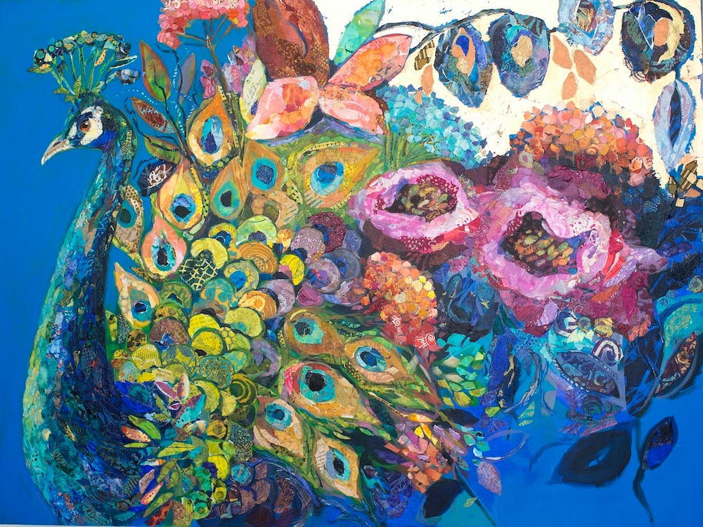 Vibrant Colors In A Crown Jewel And Flowers