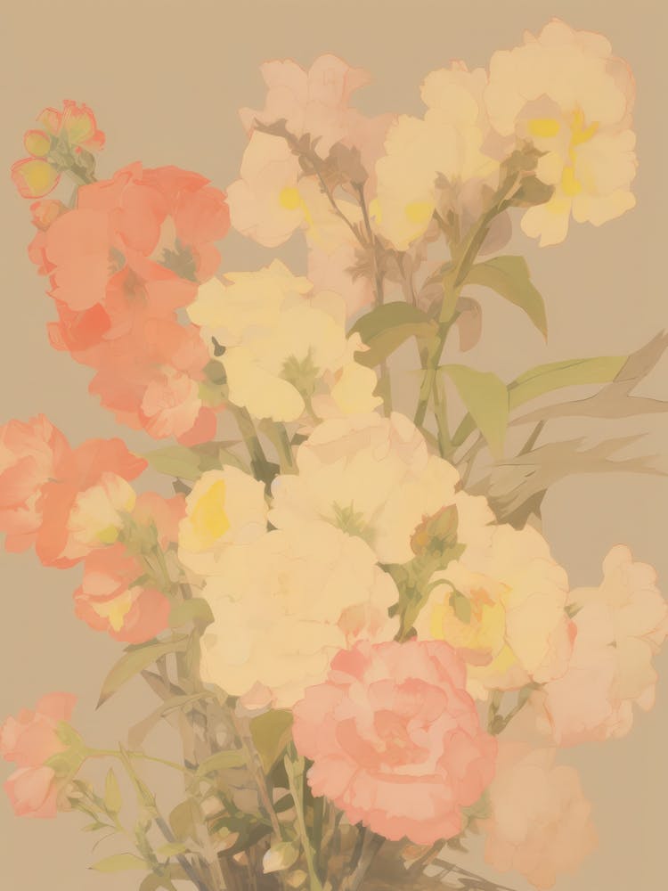 Muted Tones Flowers 7