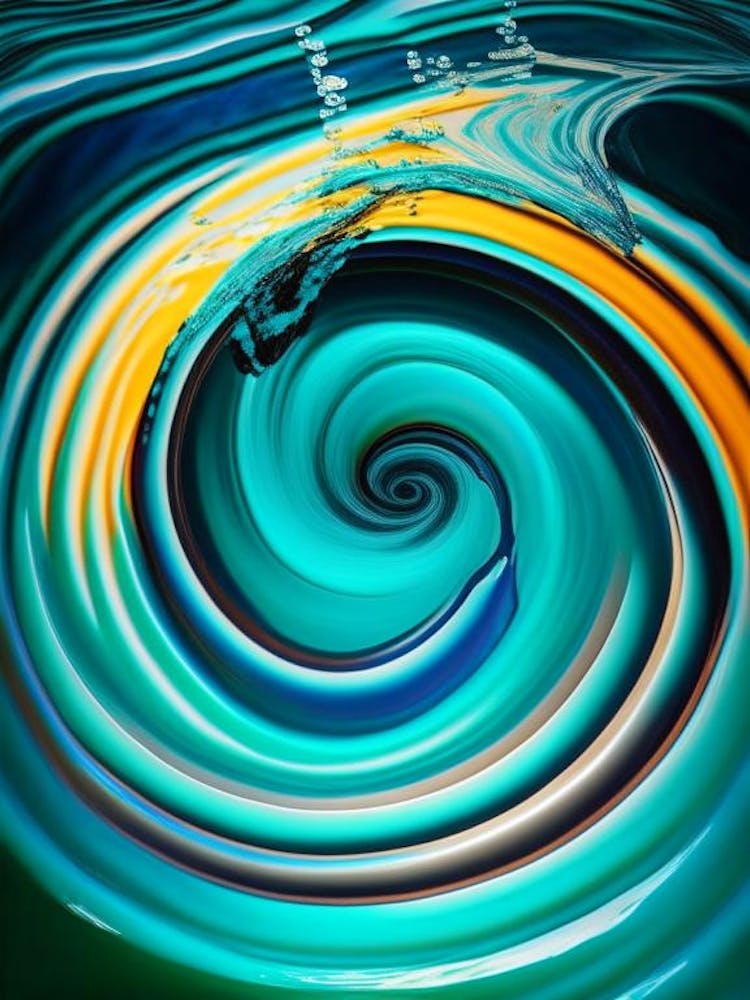 Wirbel, Wasser, Wasserlandschaft Pop-Art-Fotografie