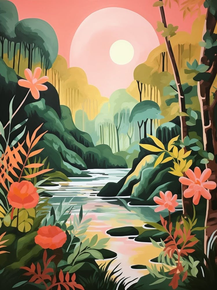 Jungle Abstract Minimalist 7