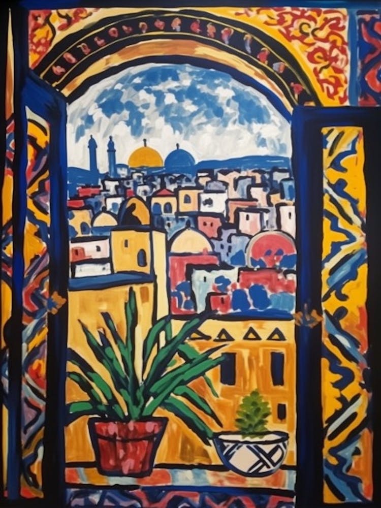 Window Moscow Russia In The Style Of Matisse 2