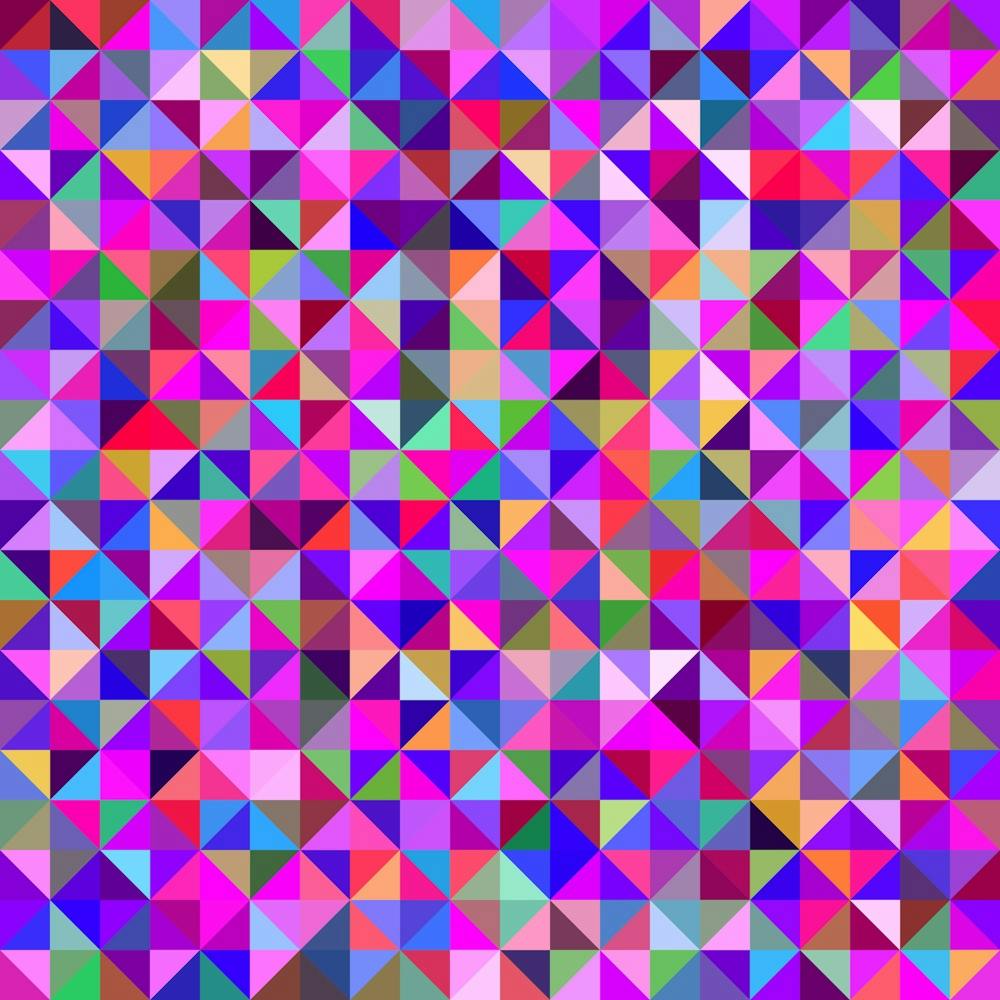 Floor Colorful Triangle