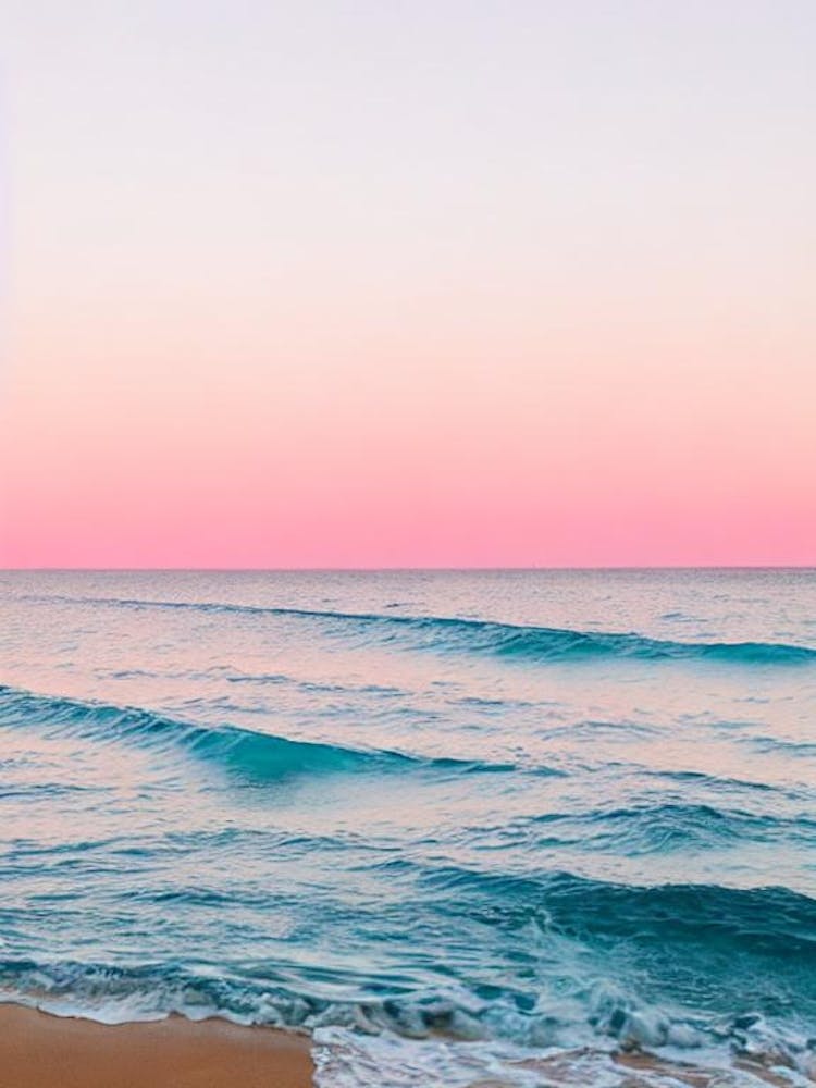 Cala Tarida, Ibiza, Spain Pink Photography 1