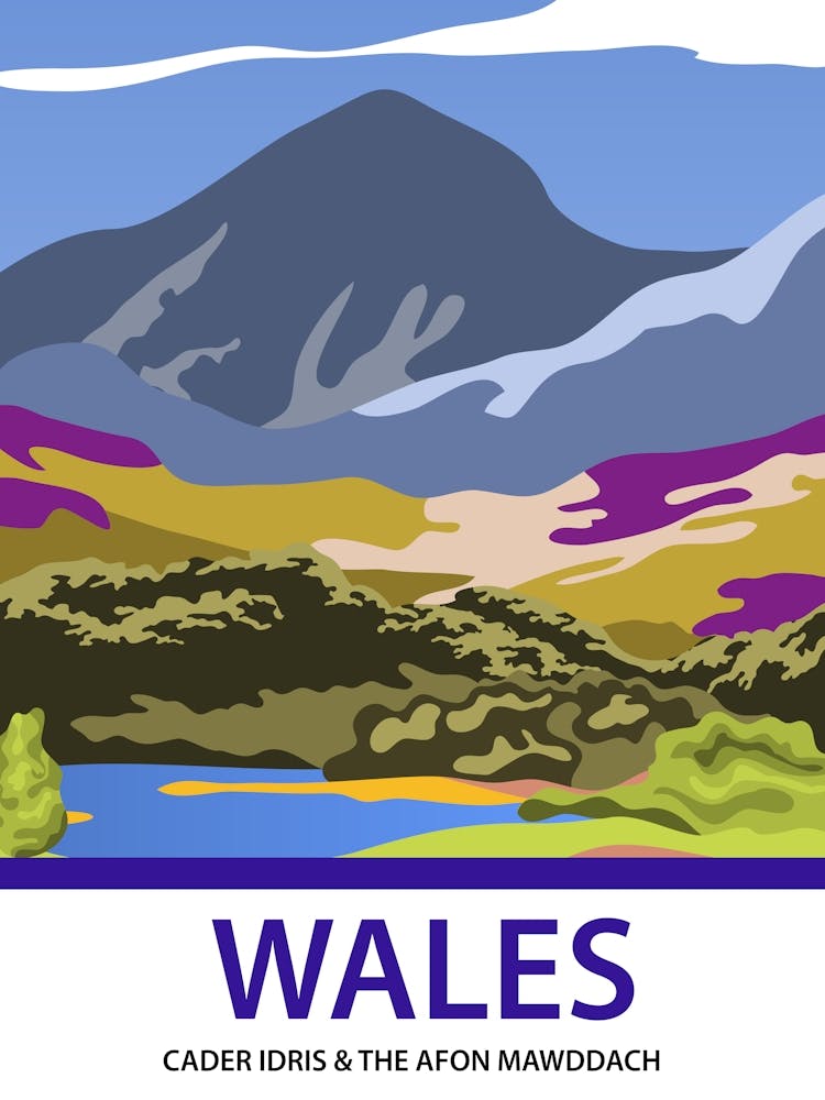 Wales, Cader Idris And The Affon Mwddach