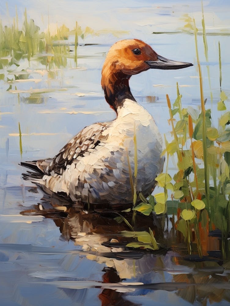 Bird Painting Loon 2