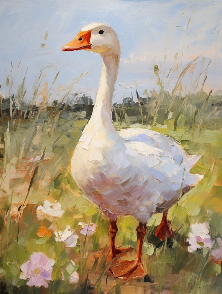 Bird Painting Goose 2
