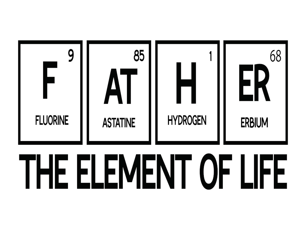 Father Funny Periodic Table Dad Fathers Day 2