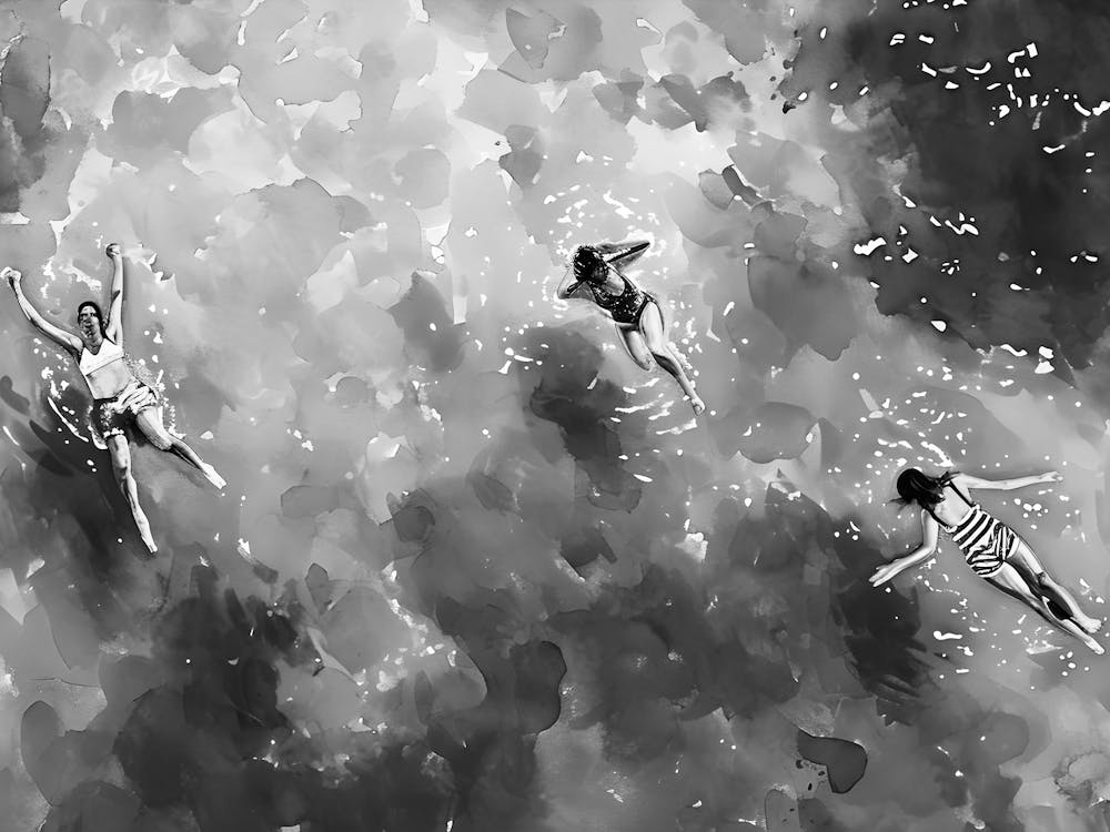 People Swimming In The Ocean