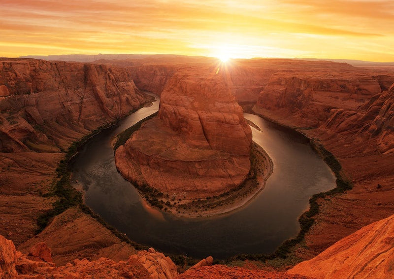 Horseshoe Bend Canyon Sunset