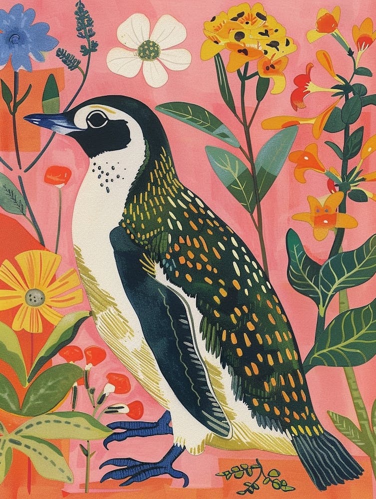 Oiseaux du printemps Pingouin 3