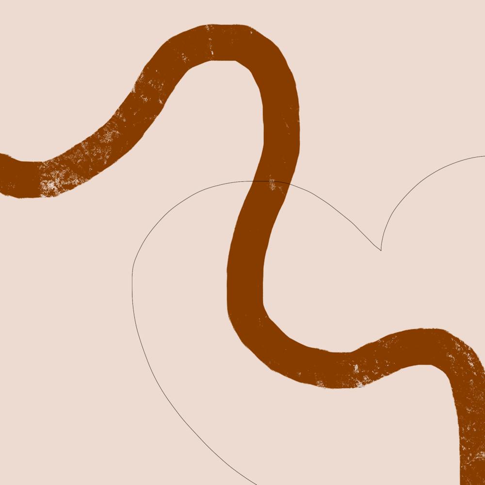 Minimal Heart Drawing