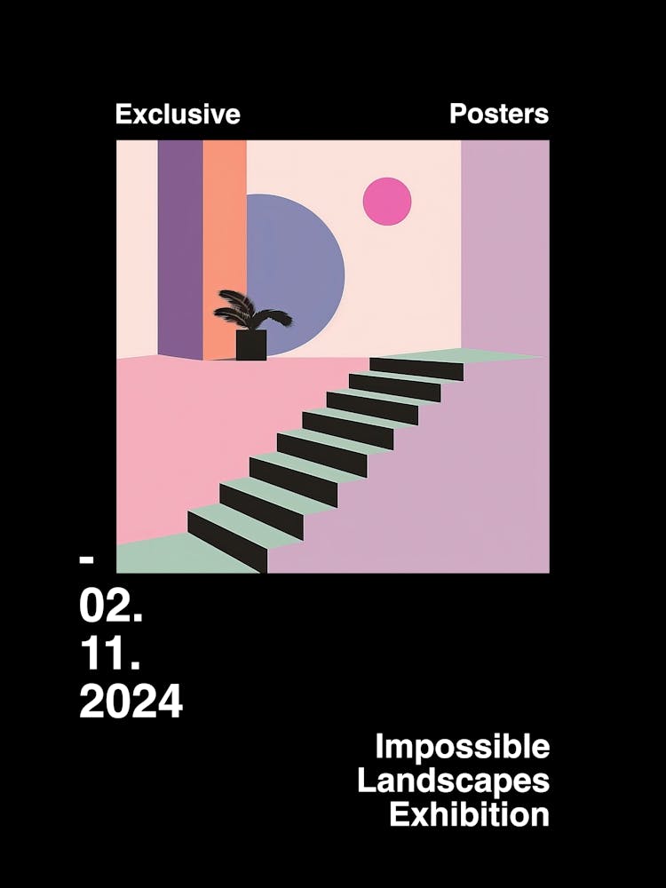 Impossible Landscapes Exhibition Archive Poster 25
