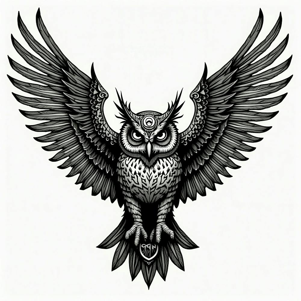 Tatouage Hibou