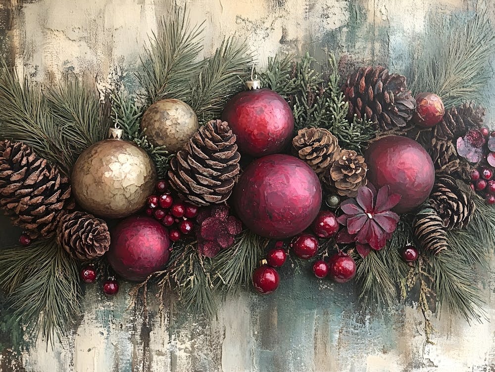 Vintage Holiday Mixed Media 5