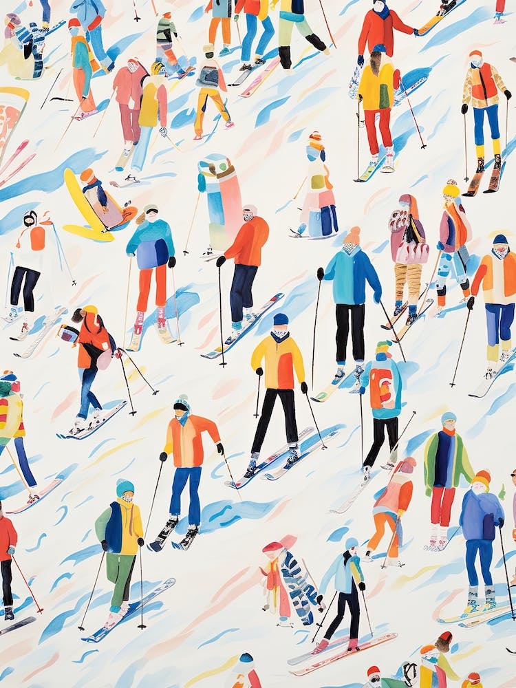 Aspen Snowmass   Colorado Usa, Ski Resort Illustration 7