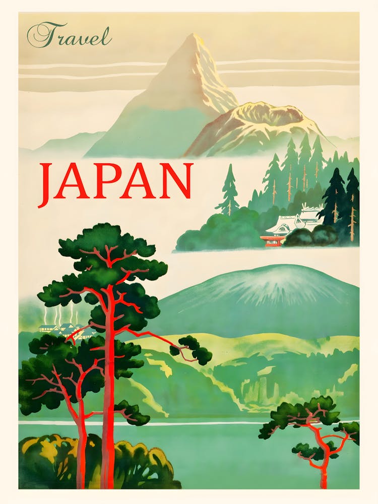 Japan Travel Poster