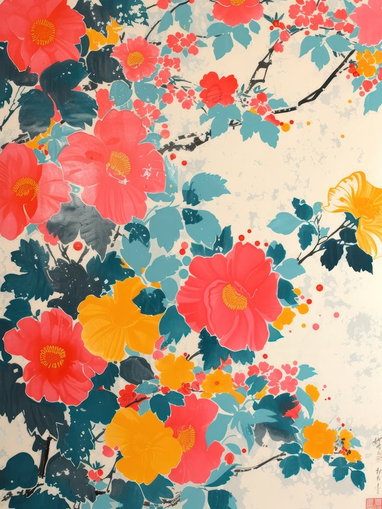 Hokusai Great Japan Botanical Japanese 9