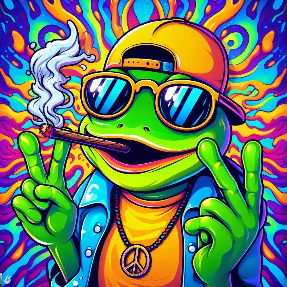 Psychedelic Frog