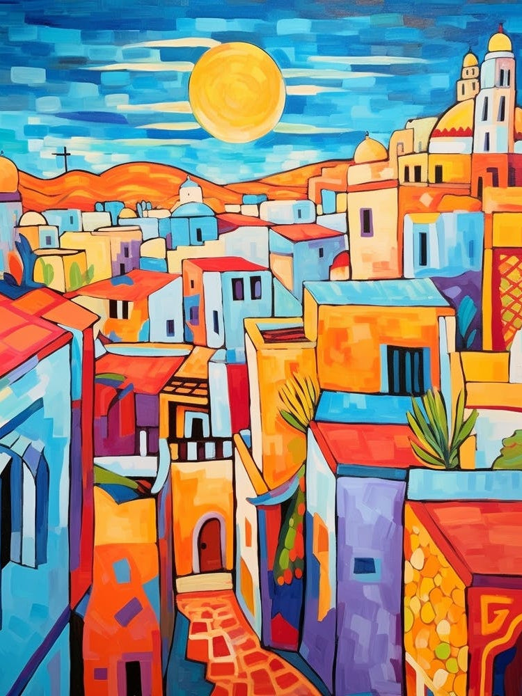 Sousse Tunisia 3 Fauvist Painting