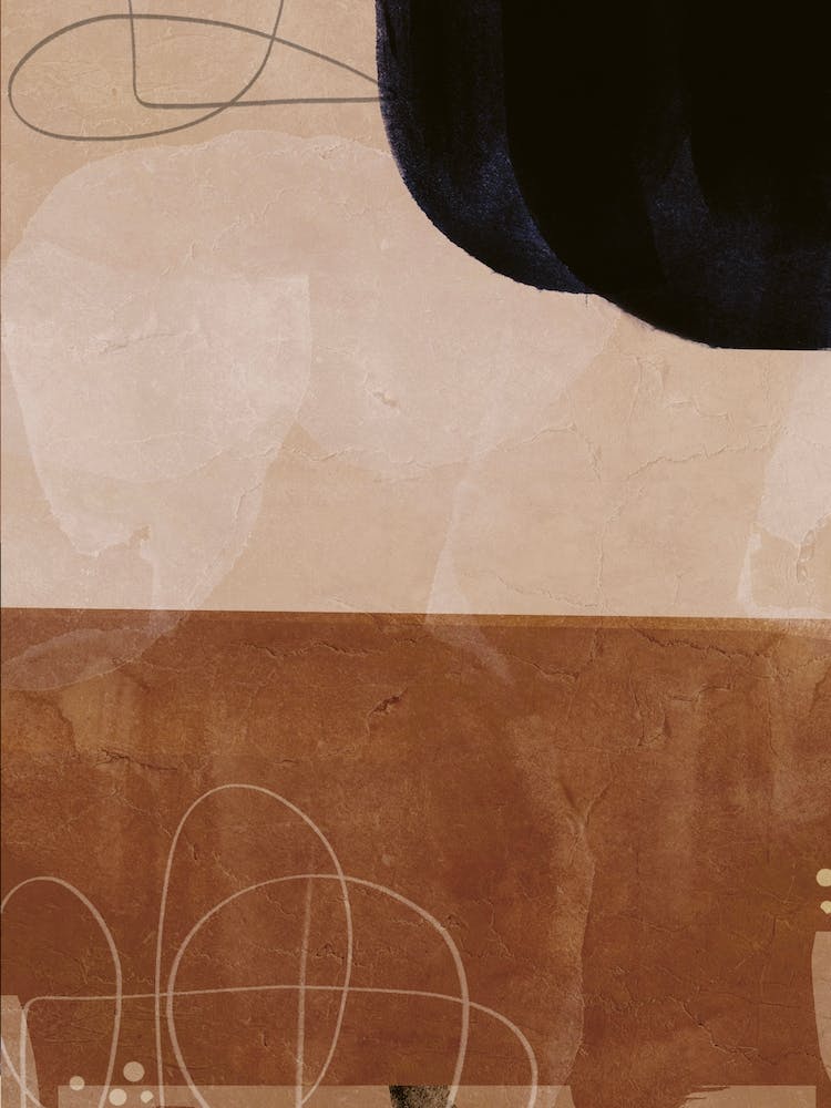 Rust And Dark Abstract 4