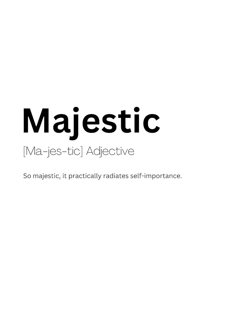 Majestic Definition Meaning