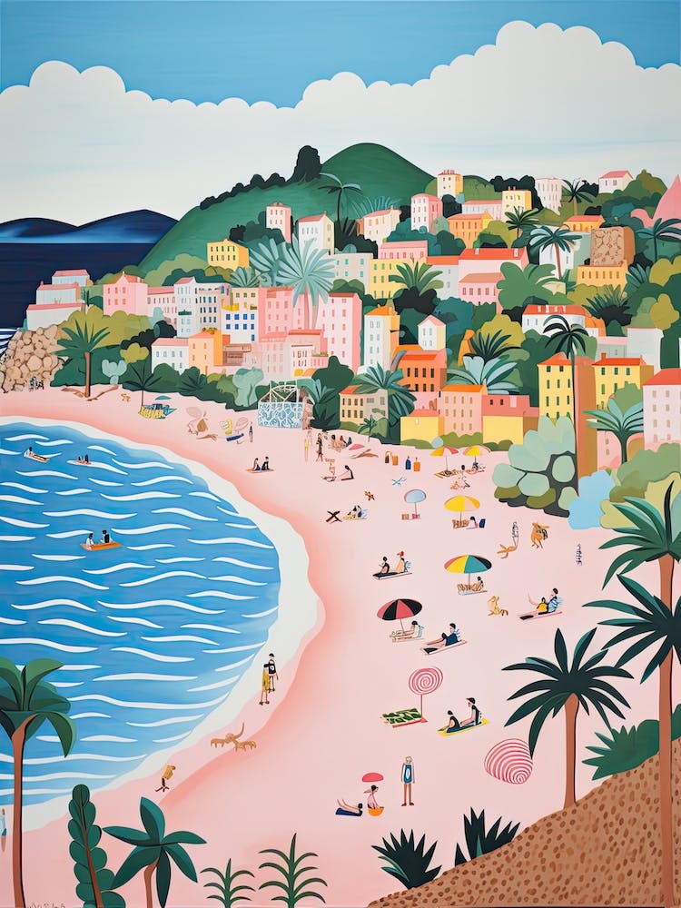 Playa De Las Teresitas, Tenerife, Spain, Matisse And Rousseau Style 4