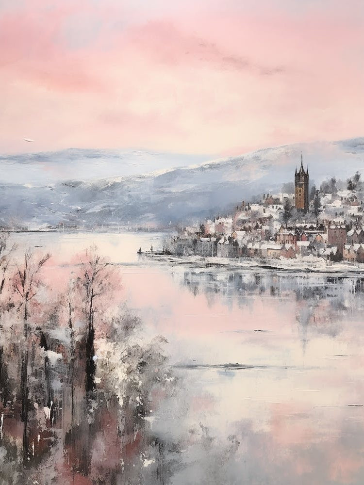 Dreamy Winter Painting Inverness United Kingdom 3