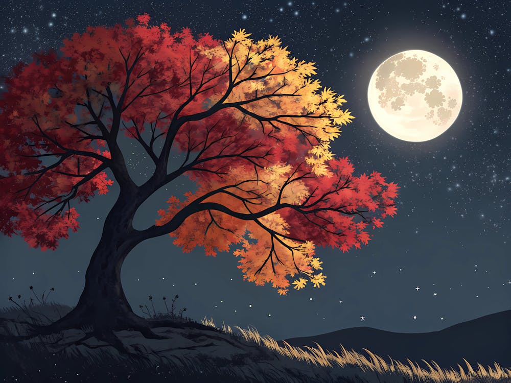 Tree In The Moonlight