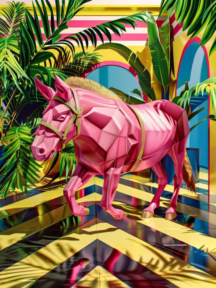 Pink Donkey