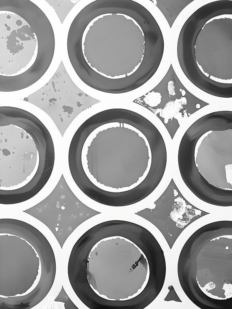 Black And White Circles 2