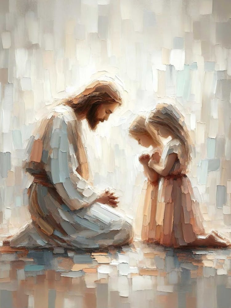 Sisters In Faith, Christian Art, Jesus And Children, Jesus And Girls Art, Jesus Painting, Lds Decor, Bible Painting, Scripture Nursery Art