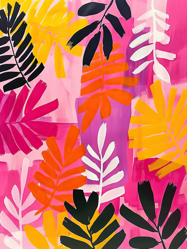 Botanical Rapture Matisse Style