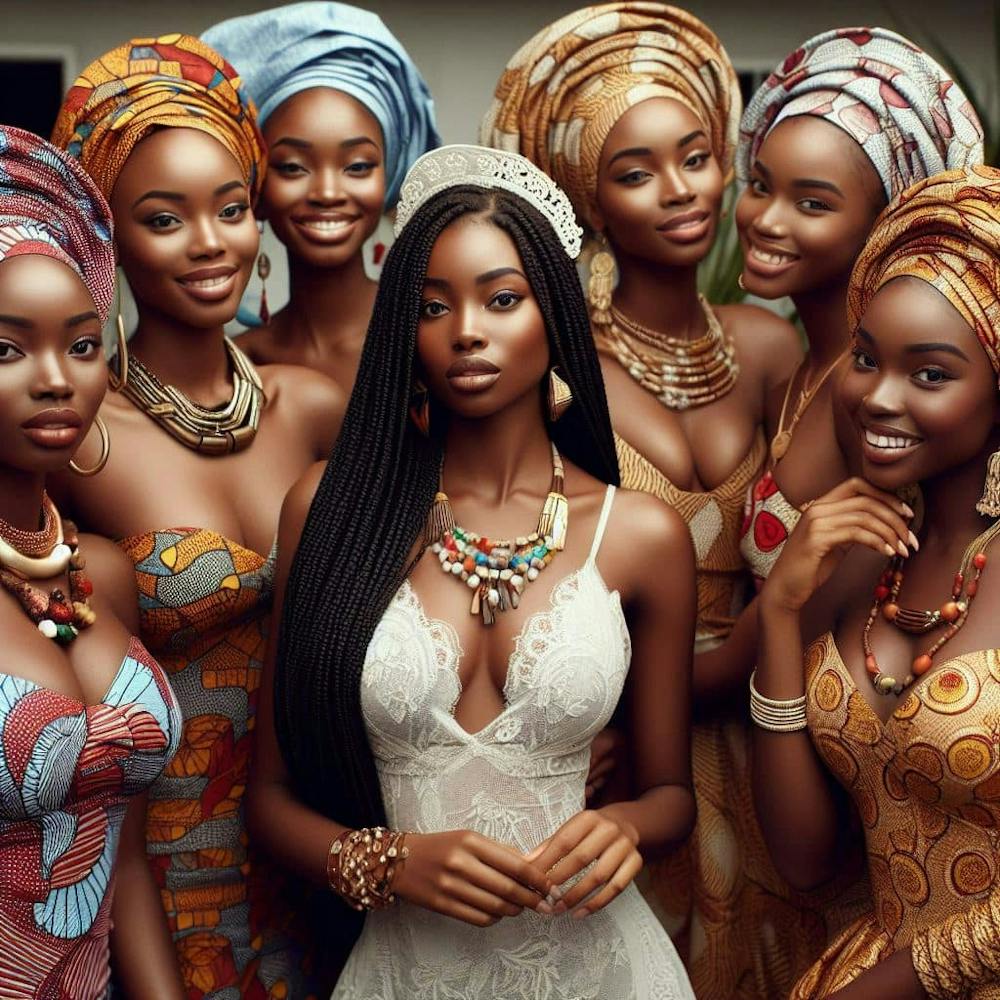 Portrait Of African Brides