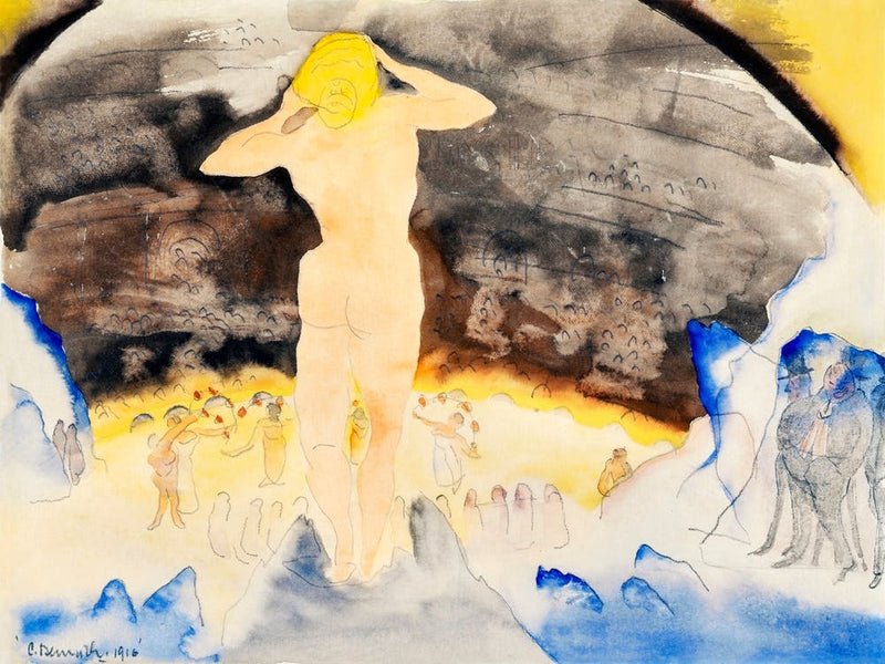 Count Muffat S First View Of Nana At The Theatre (1916), Charles Demuth