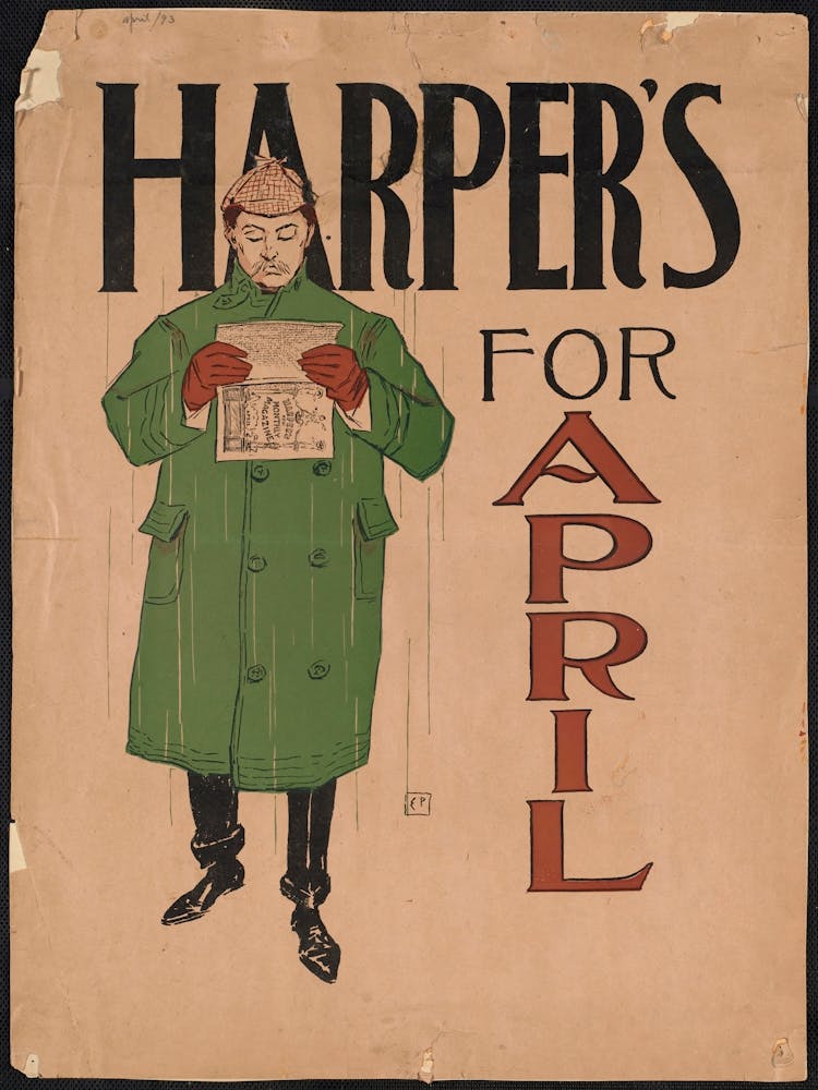 Harper S For April, Edward Penfield