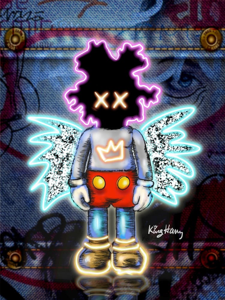 Jean Michel Angel  | Digital Street Art | Pop Art World 2025