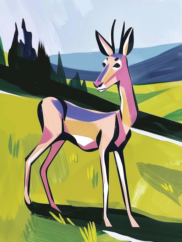 Antelope Canvas Print 1